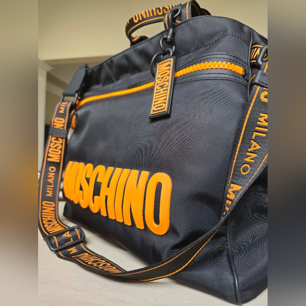 Moschino Logo Weekender Bag - Picture 5 of 15